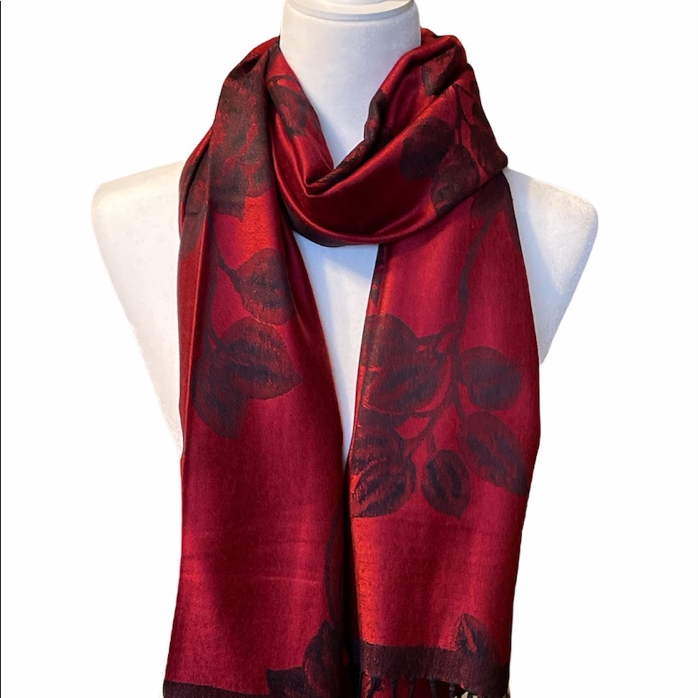 Beautiful Pashmina Silk Scarf/ Shawl NEW